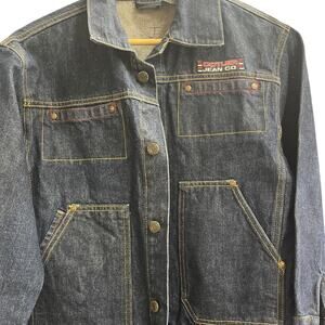 Colter Denim Jacket Medium Embroidered Jean Coat Vintage Style